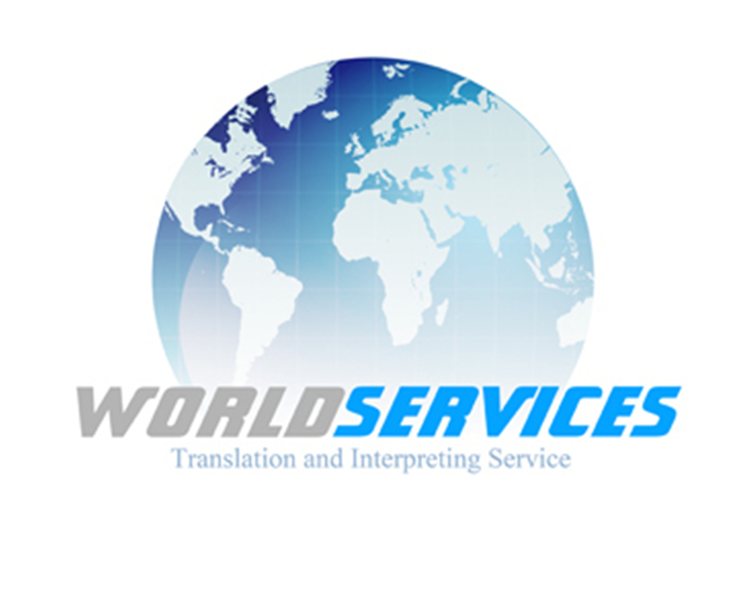 Ворлд сервис. World service. Translation service logo.